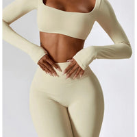 Ensemble Sport Legging Évasé Push Up | Yogaova