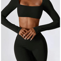 Ensemble Sport Legging Évasé Push Up | Yogaova