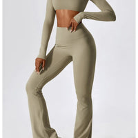 Ensemble Sport Legging Évasé Push Up | Yogaova