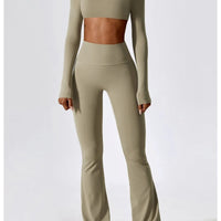 Ensemble Sport Legging Évasé Push Up | Yogaova