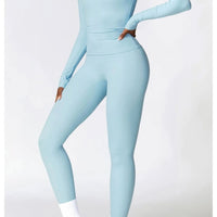 Ensemble Sport Legging T-Shirt Manches Longues - DynamoDiva | Yogaova