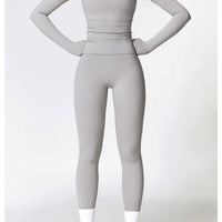 Ensemble Sport Legging T-Shirt Manches Longues - DynamoDiva | Yogaova