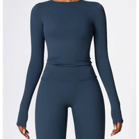 Ensemble Sport Legging T-Shirt Manches Longues - DynamoDiva | Yogaova