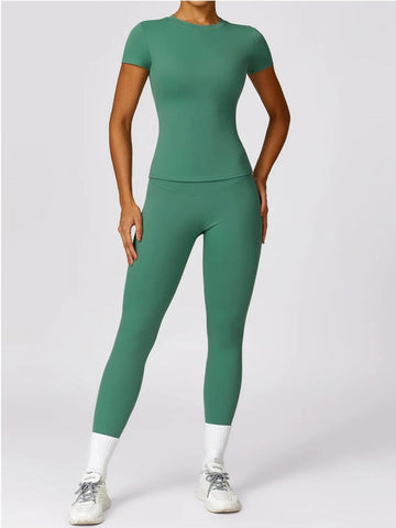 Ensemble Sport Legging T-Shirt - PowerLiftGirl | Yogaova