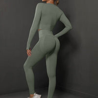 Ensemble Sport Push Up, Legging et Crop Top - BodySculpt | Yogaova