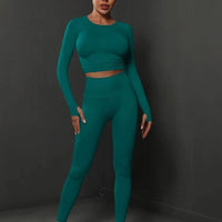 Ensemble Sport Push Up, Legging et Crop Top - BodySculpt | Yogaova