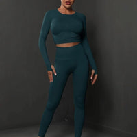 Ensemble Sport Push Up, Legging et Crop Top - BodySculpt | Yogaova