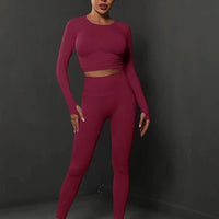 Ensemble Sport Push Up, Legging et Crop Top - BodySculpt | Yogaova