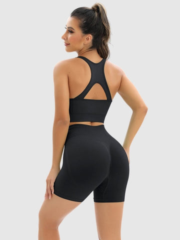 Ensemble Sport Push Up, Short et Brassière | Yogaova
