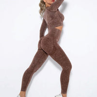 Ensemble Sport Push Up Texturé | Yogaova
