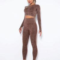 Ensemble Sport Push Up Texturé | Yogaova