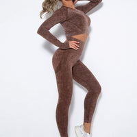 Ensemble Sport Push Up Texturé | Yogaova