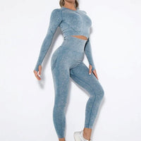 Ensemble Sport Push Up Texturé | Yogaova