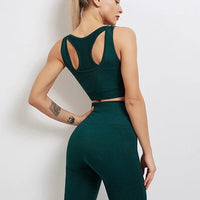 Ensemble Sport Sans Couture, Legging et Brassière | Yogaova