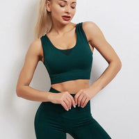 Ensemble Sport Sans Couture, Legging et Brassière | Yogaova