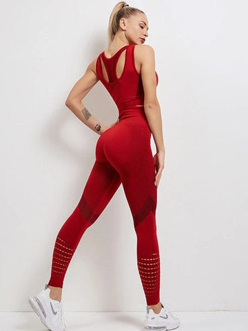 Ensemble Sport Sans Couture, Legging et Brassière | Yogaova