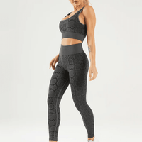 Ensemble Sport Serpent, Legging et Soutien-Gorge | Yogaova