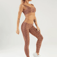 Ensemble Sport Serpent, Legging et Soutien-Gorge | Yogaova