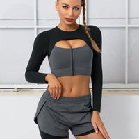Ensemble Sport Short 2 en 1 et Crop Top - Elixy | Yogaova