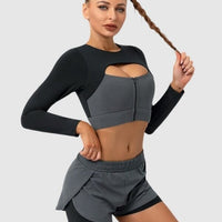 Ensemble Sport Short 2 en 1 et Crop Top - Elixy | Yogaova