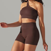 Ensemble Sport - Short et Soutien-Gorge Une Bretelle | Yogaova