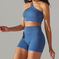 Ensemble Sport - Short et Soutien-Gorge Une Bretelle | Yogaova
