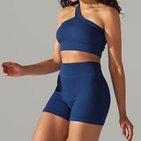 Ensemble Sport - Short et Soutien-Gorge Une Bretelle | Yogaova