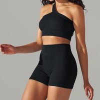 Ensemble Sport - Short et Soutien-Gorge Une Bretelle | Yogaova