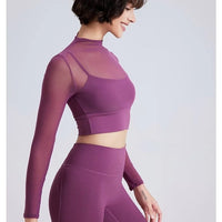 Haut Sport 2 en 1 Maille avec Brassière Rembourrée | Yogaova