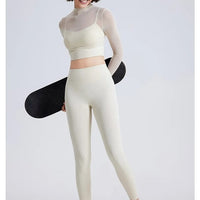 Haut Sport 2 en 1 Maille avec Brassière Rembourrée | Yogaova