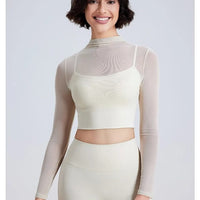 Haut Sport 2 en 1 Maille avec Brassière Rembourrée | Yogaova