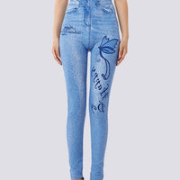 Jegging Bleu Clair Taille Haute | Yogaova