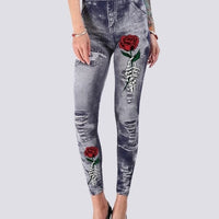 Jegging Effet Déchiré | Yogaova