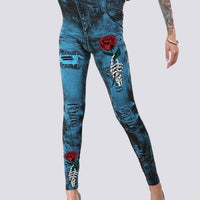 Jegging Effet Déchiré | Yogaova