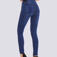 Jegging Taille Haute Bleu Foncé | Yogaova
