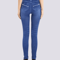 Jegging Taille Haute Effet Jean | Yogaova