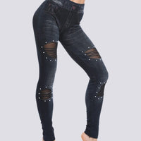 Jegging Troué | Yogaova