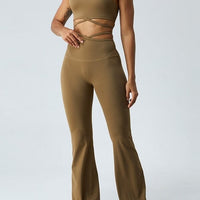 Legging Ample Taille Croisée - Evasé | Yogaova