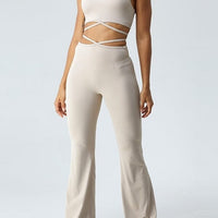 Legging Ample Taille Croisée - Evasé | Yogaova