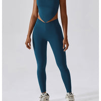Legging Avec Poche Arrière Sport - Sans Couture | Yogaova