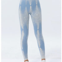 Legging Bleu Push Up | Yogaova