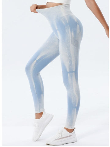 Legging Bleu Push Up | Yogaova