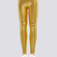 Legging Brillant Simili Cuir Fille | Yogaova