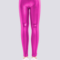 Legging Brillant Simili Cuir Fille | Yogaova