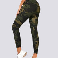 Legging Camouflage Troué Sport | Yogaova