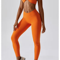 Legging Ceinture Vente Plat Push Up (Sans Couture) | Yogaova