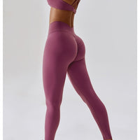 Legging Ceinture Vente Plat Push Up (Sans Couture) | Yogaova