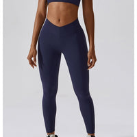 Legging Ceinture Vente Plat Push Up (Sans Couture) | Yogaova