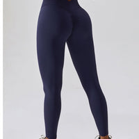 Legging Ceinture Vente Plat Push Up (Sans Couture) | Yogaova