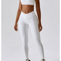 Legging Ceinture Vente Plat Push Up (Sans Couture) | Yogaova